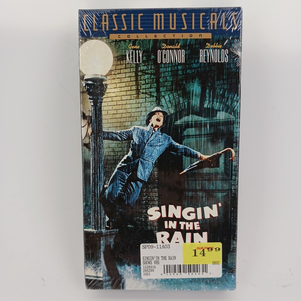SINGING IN THE RAIN Vintage VHS 1988 (1951) Sealed Brand New Gene Kelly